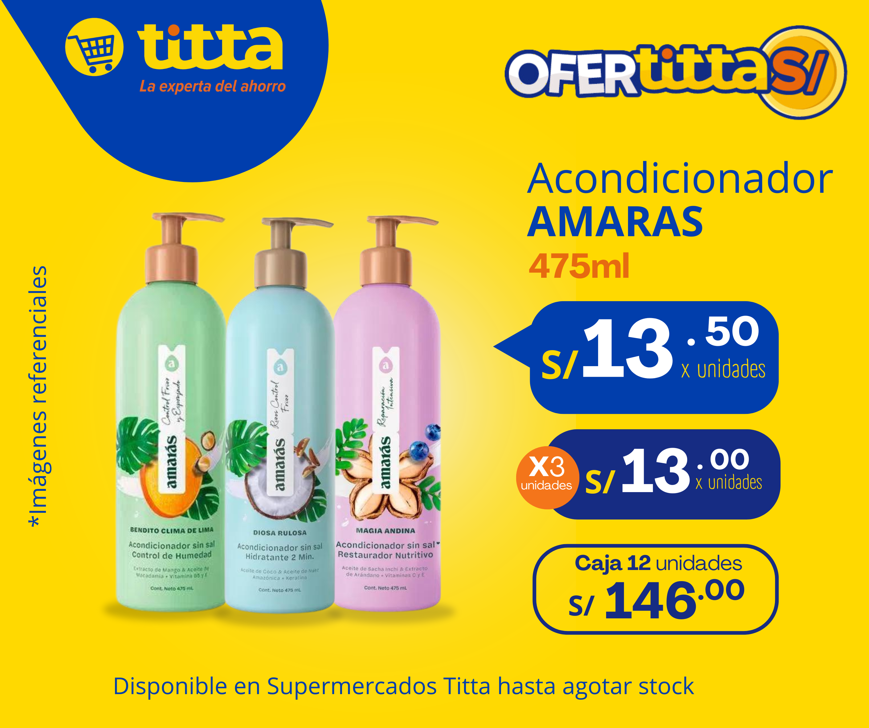 Amarás acondicionador * 475ml