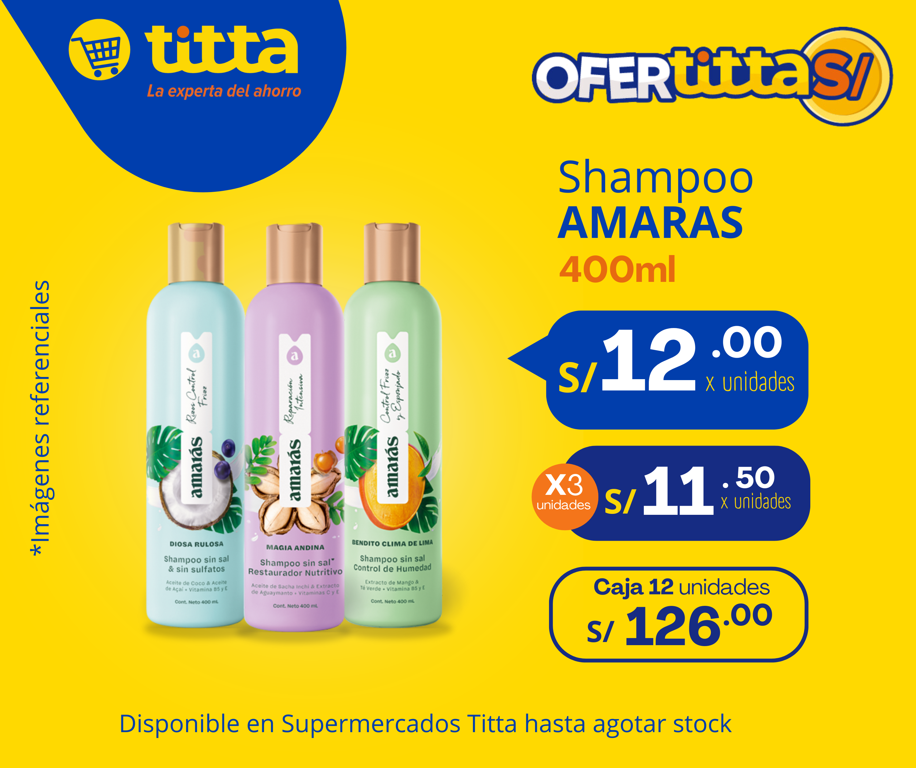 Amarás shampoo * 400ml